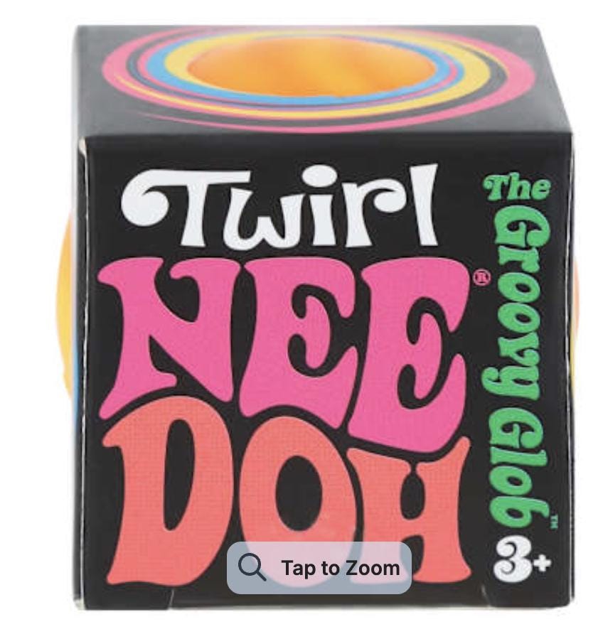 Teenie Twirl Round Needoh Stress Toy Fidget