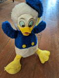 1950's Donald Duck Plush Doll with Rubber Face