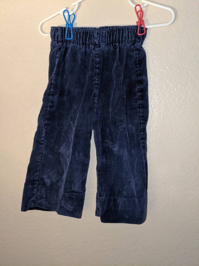 1970's vintage Buster brown size 2 blue corduroy pants