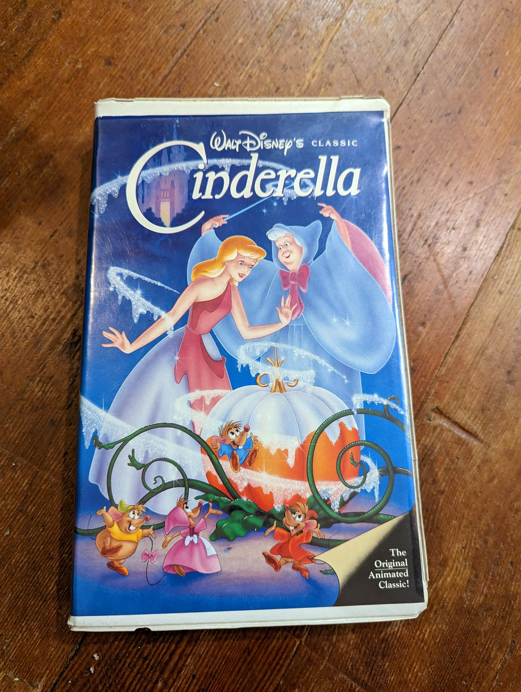 Vintage Disney Classic Black Diamond Cinderella