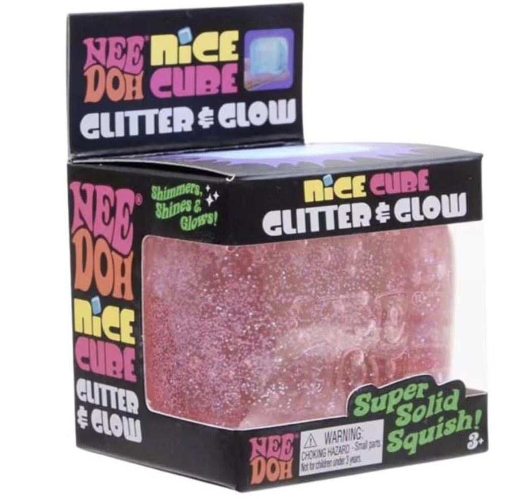 NeeDoh Glitter & Glow Nice Cube