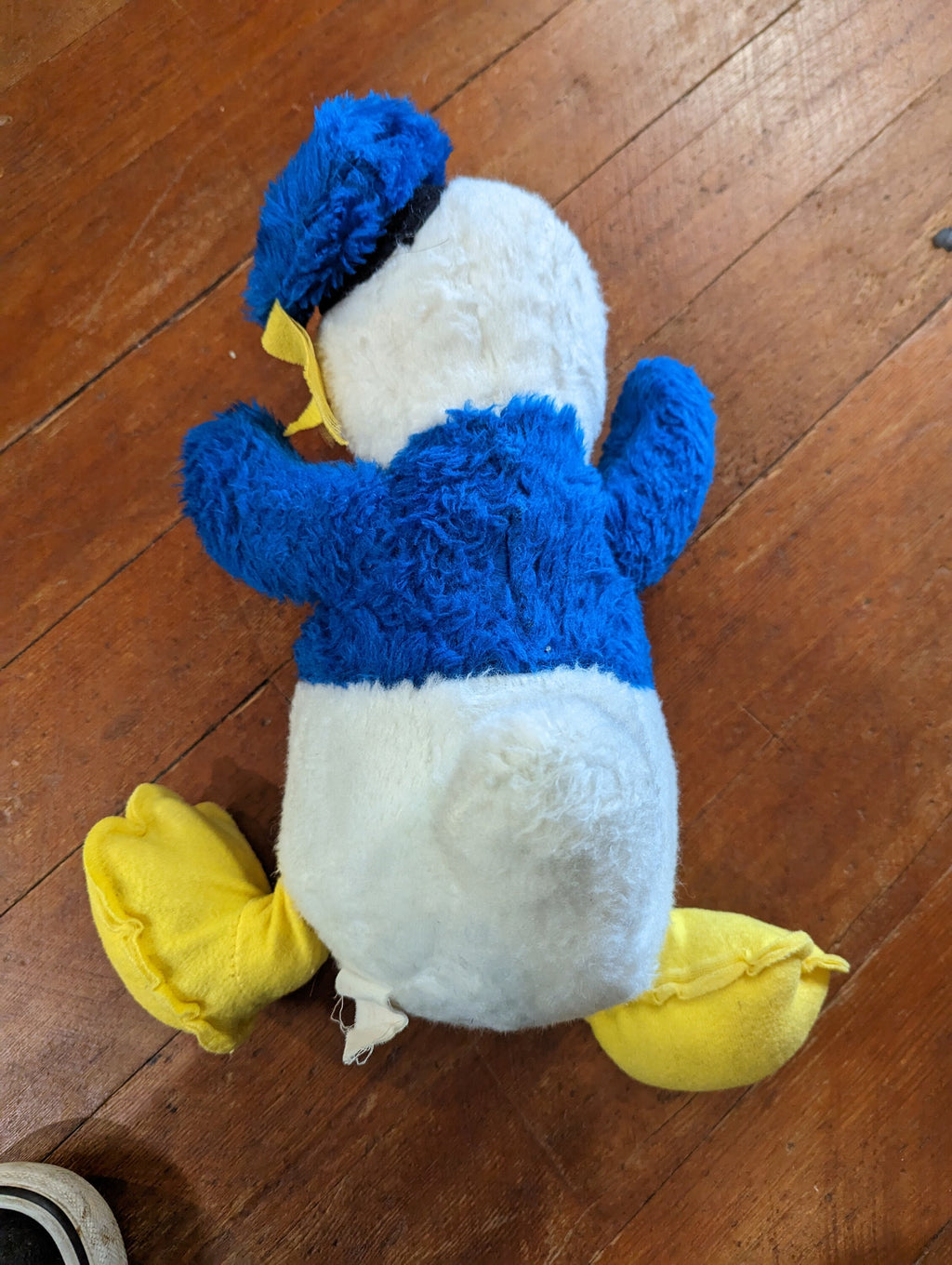1950's Donald Duck Plush Doll with Rubber Face