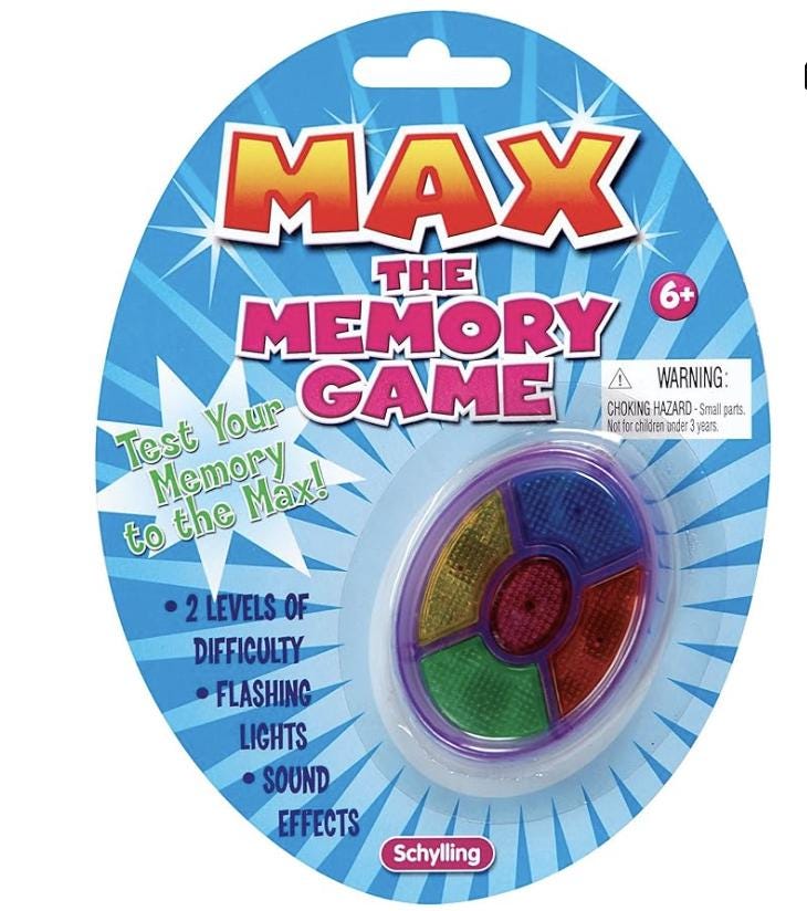 MAX MEMORY GAME