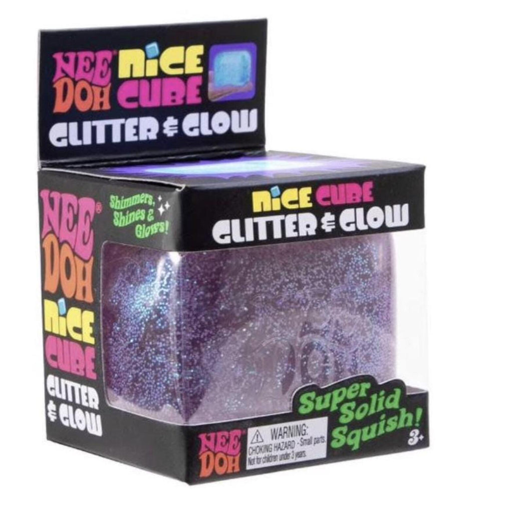 NeeDoh Glitter & Glow Nice Cube