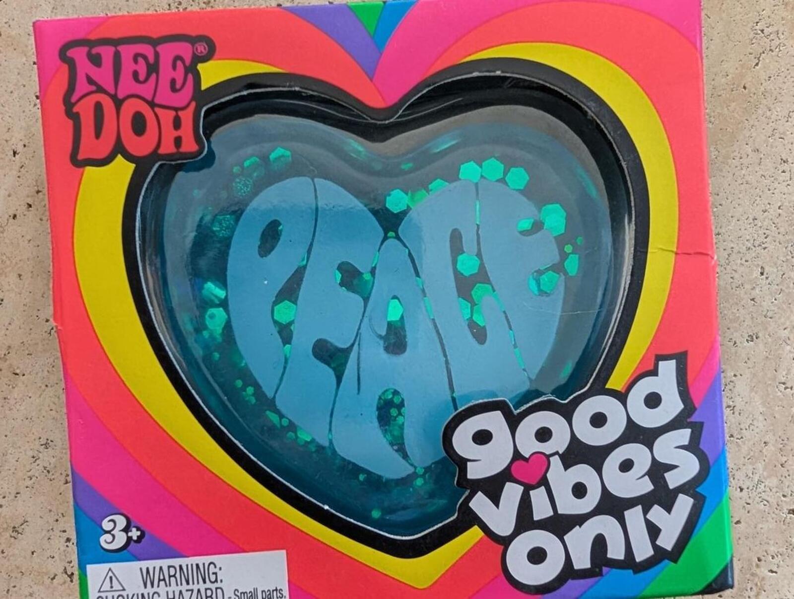Good Vibes Only heart NeeDOh